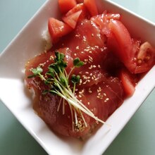 ごま油香る 漬けマグロ丼 レシピ 作り方 By ぐー ゆるっと節約主婦 楽天レシピ ごま油香る 漬けマグロ丼 レシピ 作り方 By ぐー ゆるっと節約主婦 楽天レシピ